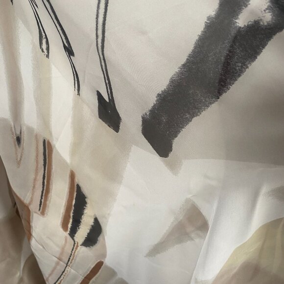 Collectioneighteen Nordstrom silver mink one size scarf wrap shawl square 35.5" - Picture 4 of 8